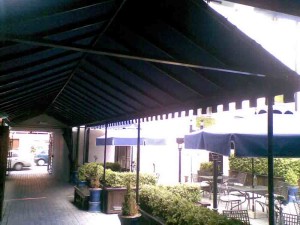 Walkway Awning at Langtons of Kilkenny.